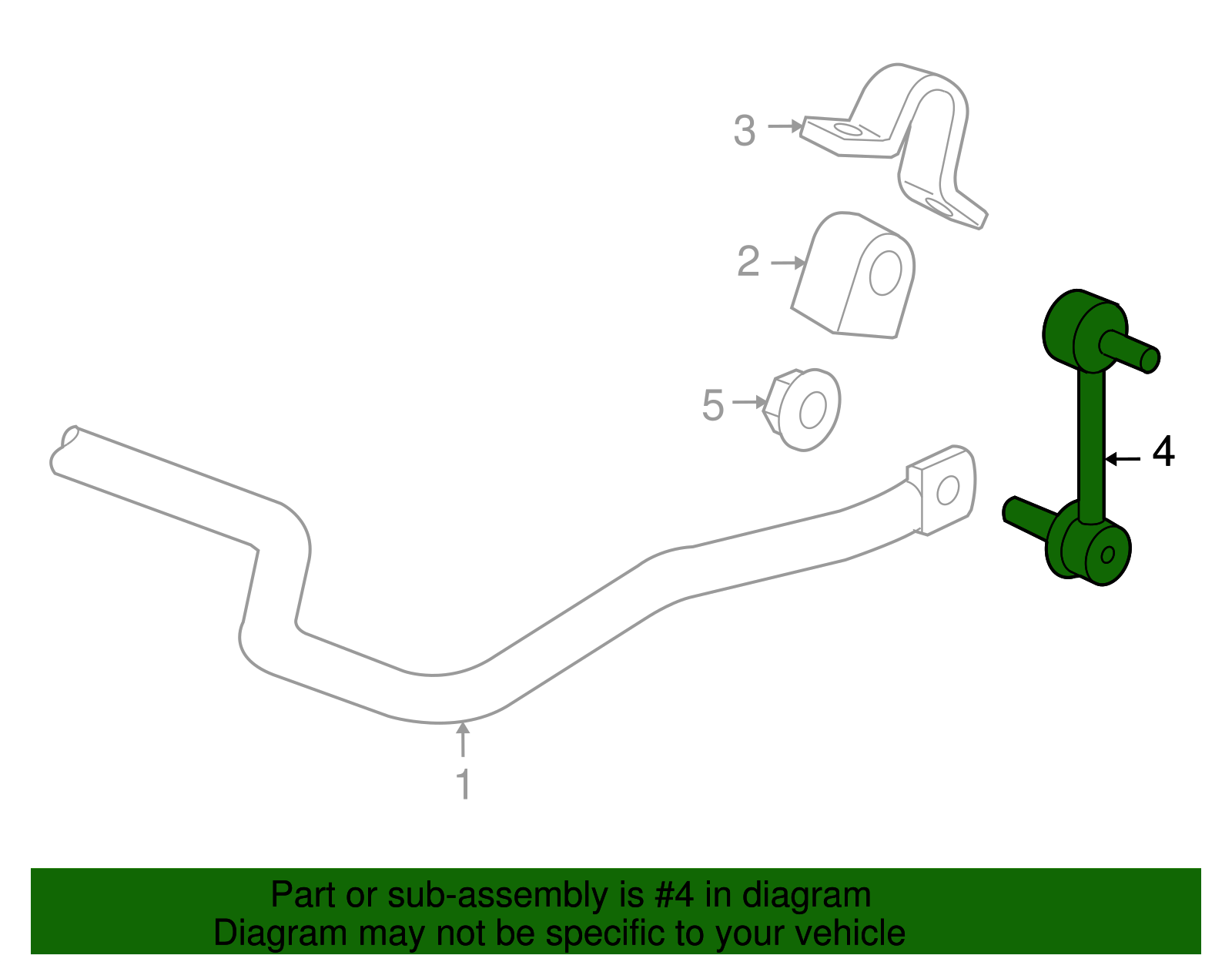 Link Kit-Rear Stab Shf - GM (94730380)