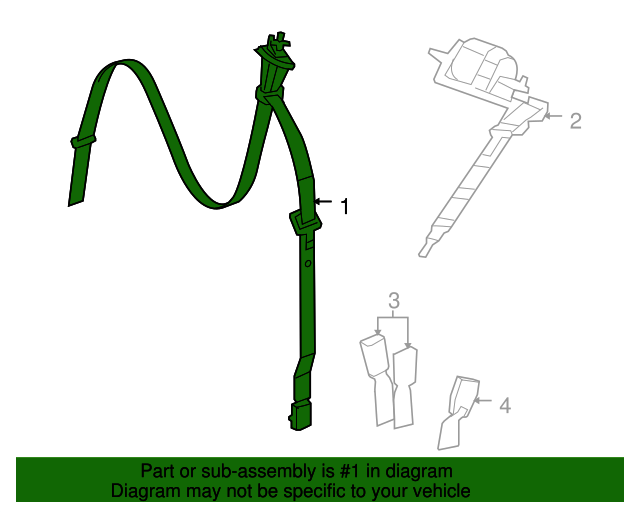 Lap & Shoulder Belt 7B0-857-915-DK5