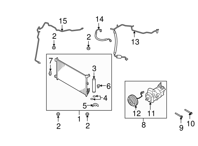 92440-EL20A - Cooler Line 2009-2011 Nissan Versa | Nissan Parts ...