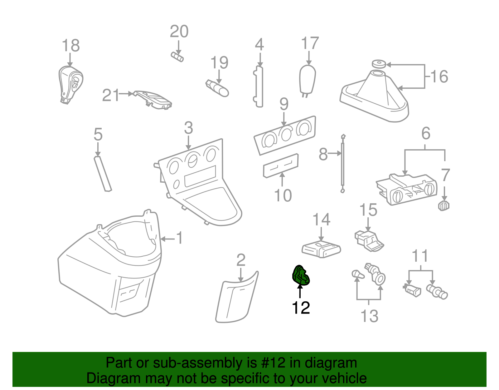Retainer, C/Ltr Hsg - GM (94853080)