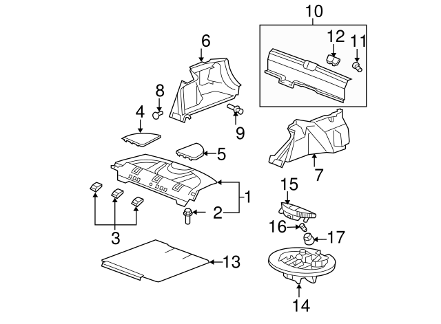 00 21 Honda Clip Trim 7mm Nh167l Graphite Black S0d 003zh Honda Parts Online