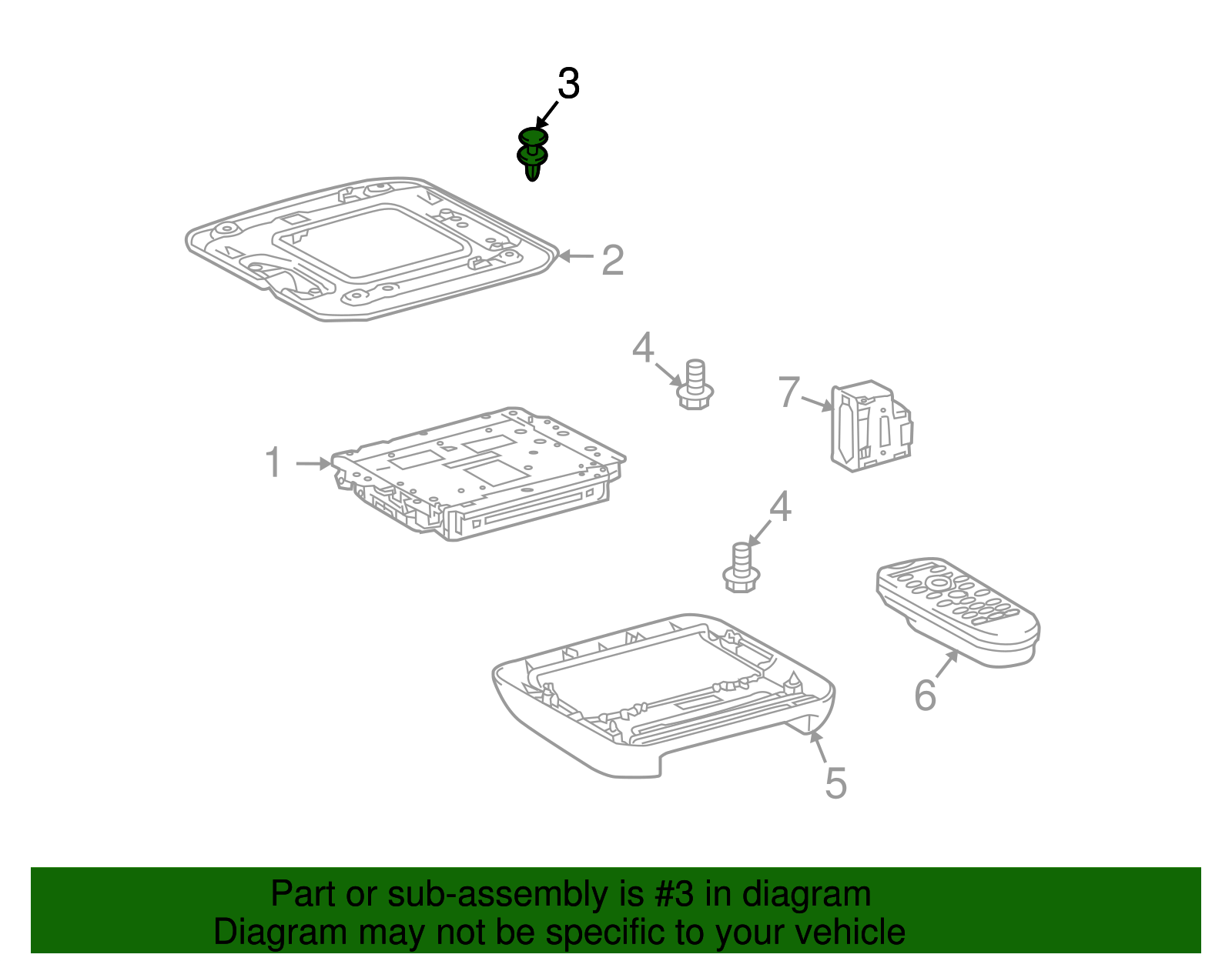 Mount Bracket Clip - Toyota (90467-12081)