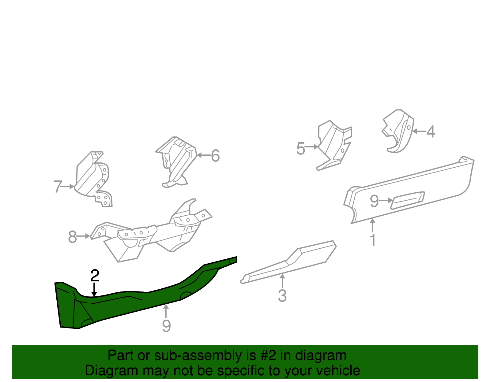 Lower Panel - GM (89042088)