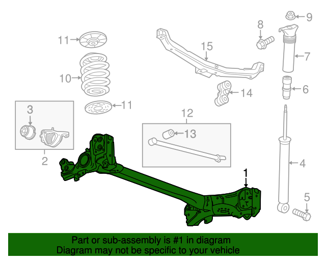 42754968 - Rear Compound Crank Axle 2016-2019 Chevrolet Cruze ...