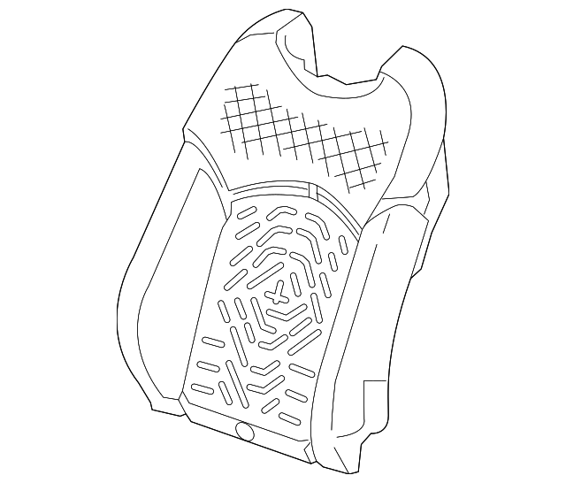 Driver Seat Back Pad - GM (84107578)