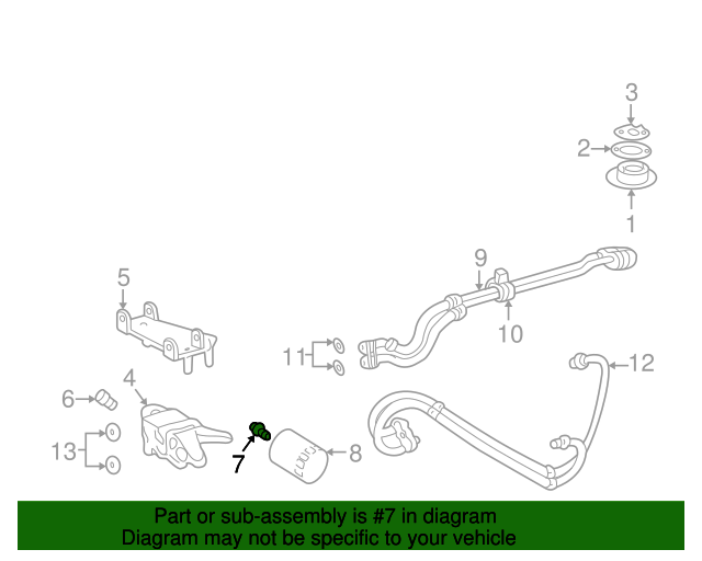 25014006 Engine Oil Filter Bypass Valve 19942005 GM Chevrolet Parts Direct
