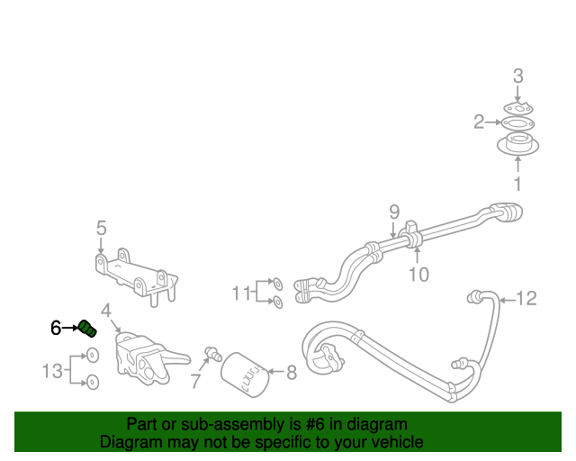 19922005 GM Engine Oil Filter Bypass Valve 25013767 GM Flow Automotive Center