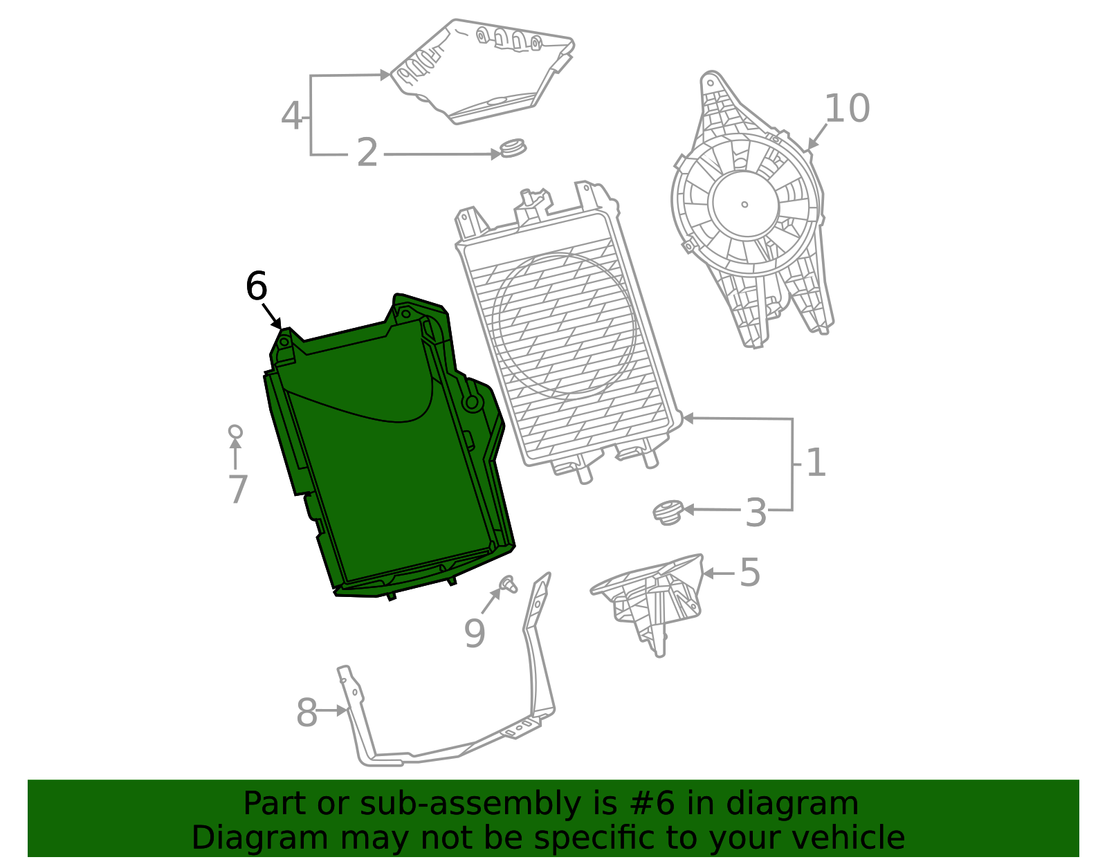 F Duct - GM (87854293)