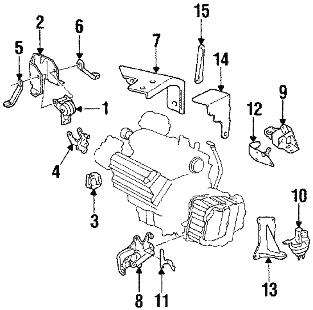 Mount Bracket Bracket - GM (25688848)