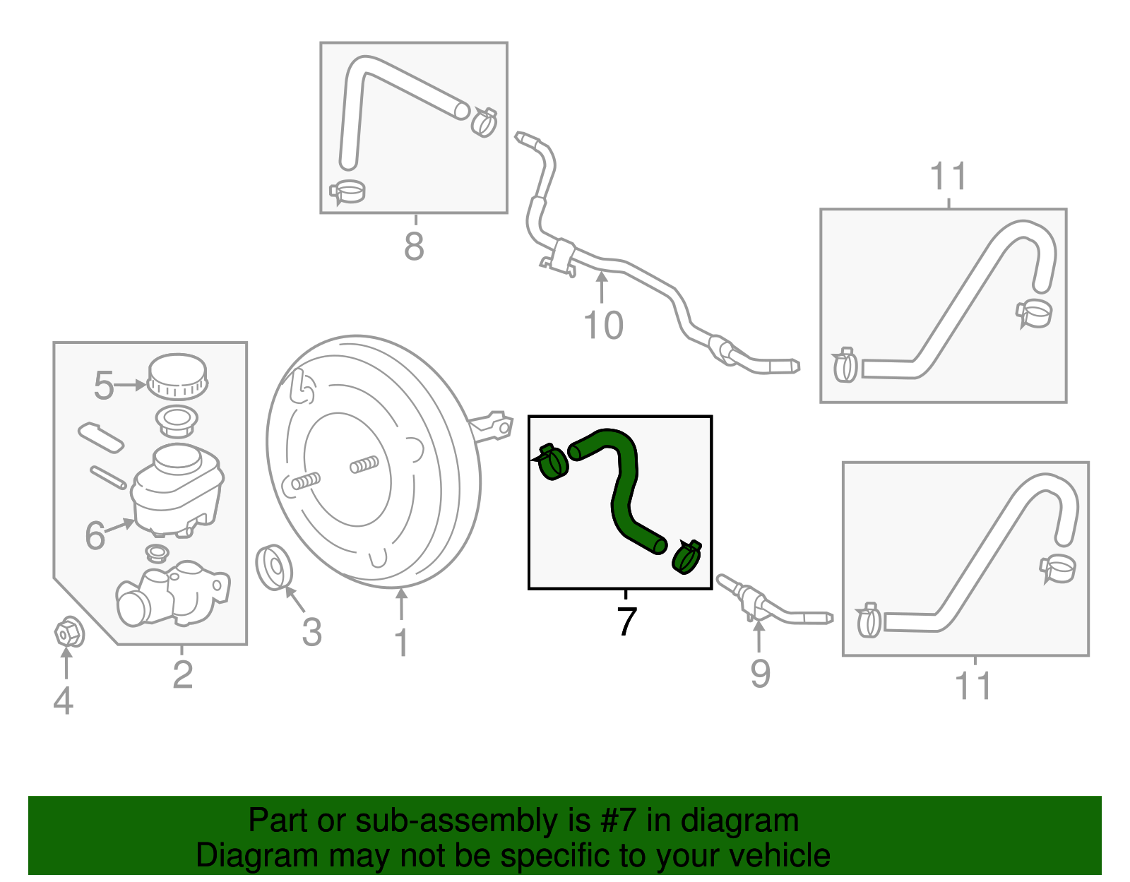 Vacuum Hose - Scion (SU003-06244)