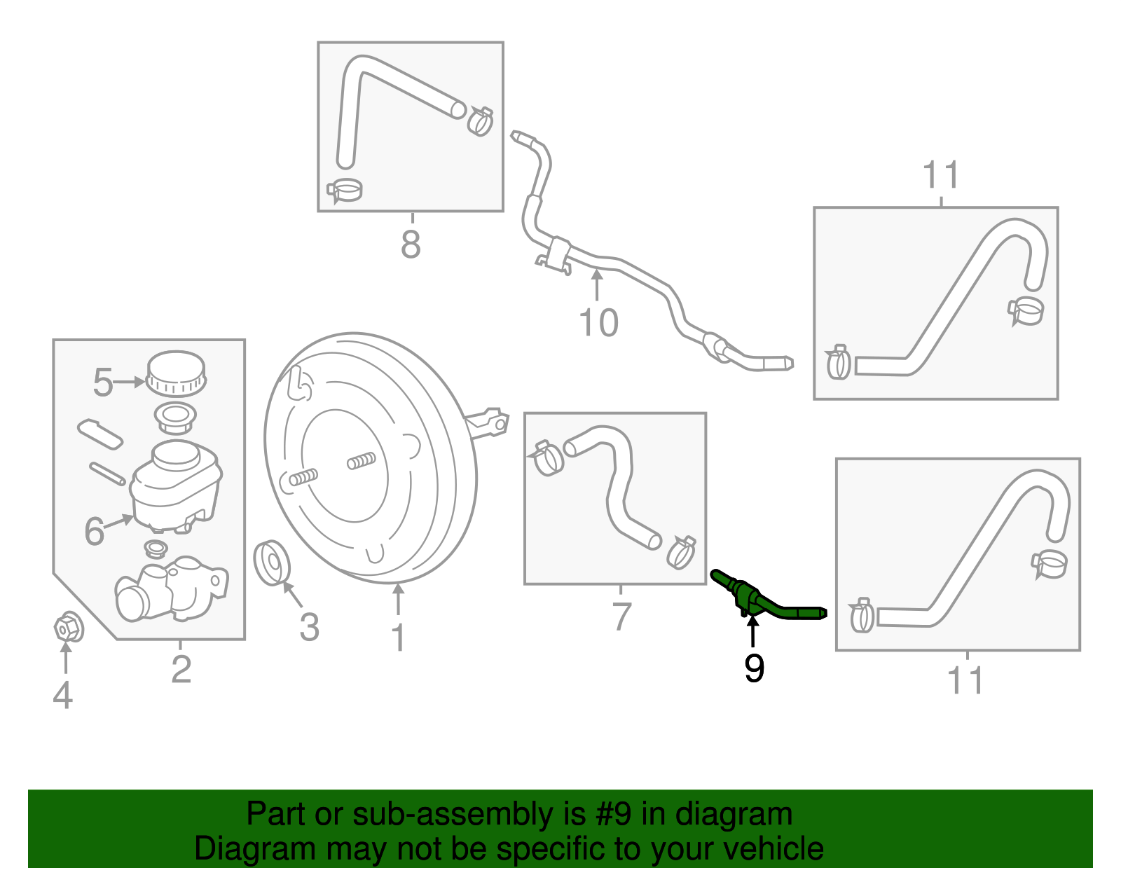 Vacuum Hose - Scion (SU003-00562)