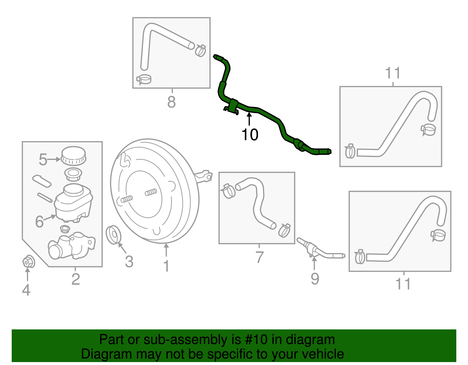 Vacuum Hose - Scion (SU003-00560)