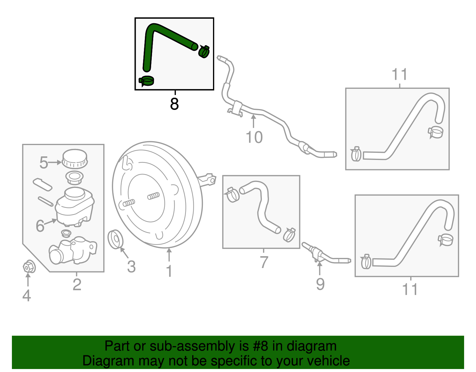 Vacuum Hose - Scion (SU003-04753)