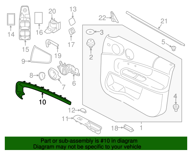 20172022 Mini Cooper Countryman Trim Molding 51417440806 Shop