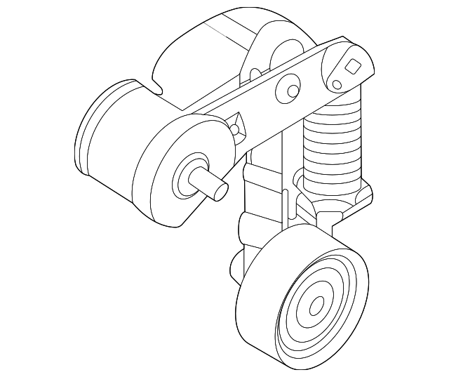 252802M000 Serpentine Tensioner 20202023 Kia Rio Kia.Parts Store