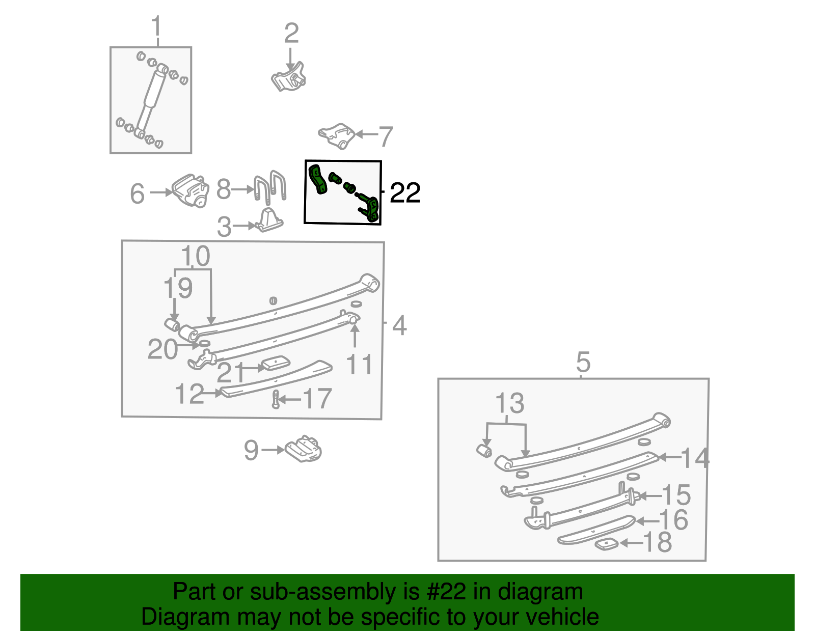 Shackle - Toyota (04483-04040)
