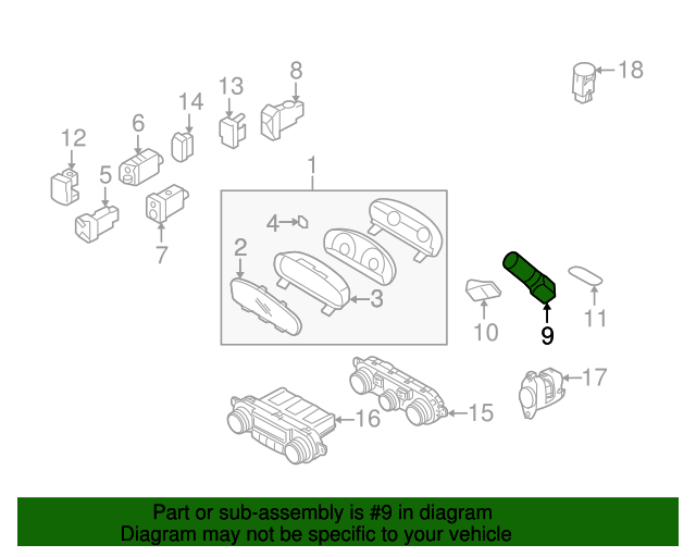 20062008 Kia Optima Clock 94510 2G200 QuirkParts