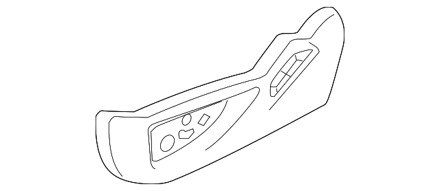 Choccachino Driver Seat Cushion Outer Finish Cover - Cadillac (84147964)