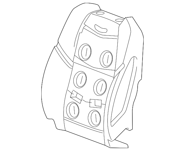 Driver Seat Back Pad - GM (84381554)