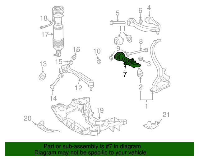 2003-2012 Mercedes-Benz Lower Control Arm 230-330-39-07 | MB OEM Parts