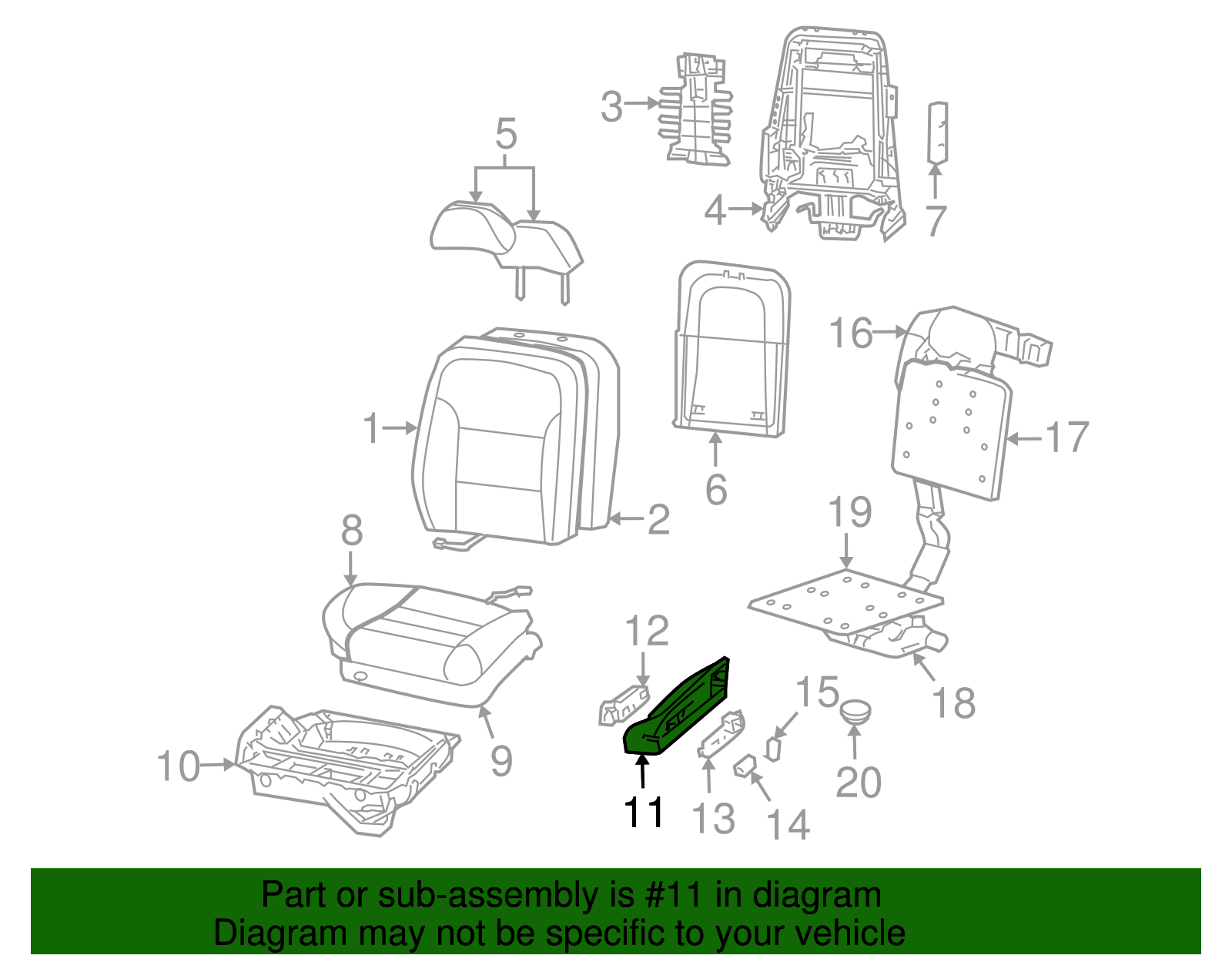 Side Shield - Ford (YW4Z-5462187-AAD)