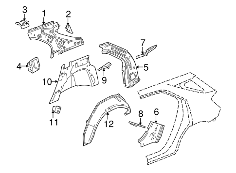 Inner Structure for 2014 Chevrolet Equinox #0