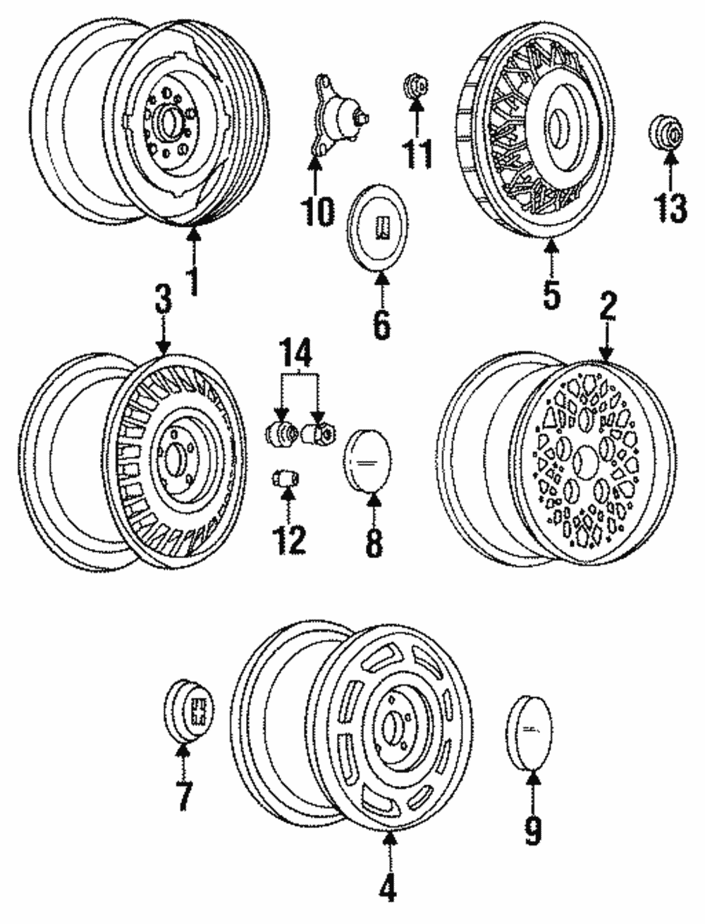 Wheel 15X6 - GM (12350250)