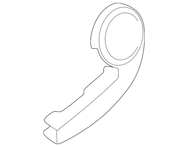Cover Assembly, F/Seat Adjuster Bolt Fin          *Md Dark.Pewter - GM (90595268)