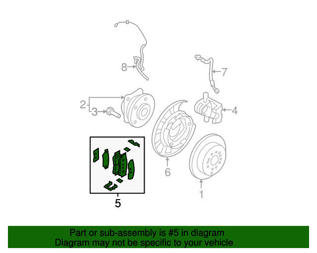 583022BA41 Brake Pads 20072009 Hyundai Santa Fe World OEM Parts