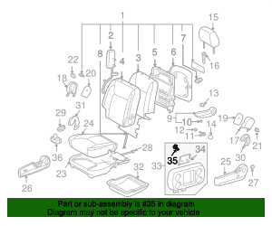 90467-05021-E8 - Table Clip - 2004 Toyota Sienna | OEM Genuine Toyota Parts