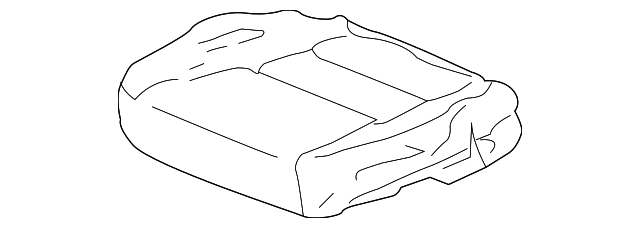 Honda Genuine 81531-SDA-A21ZC Cushion Trim Cover