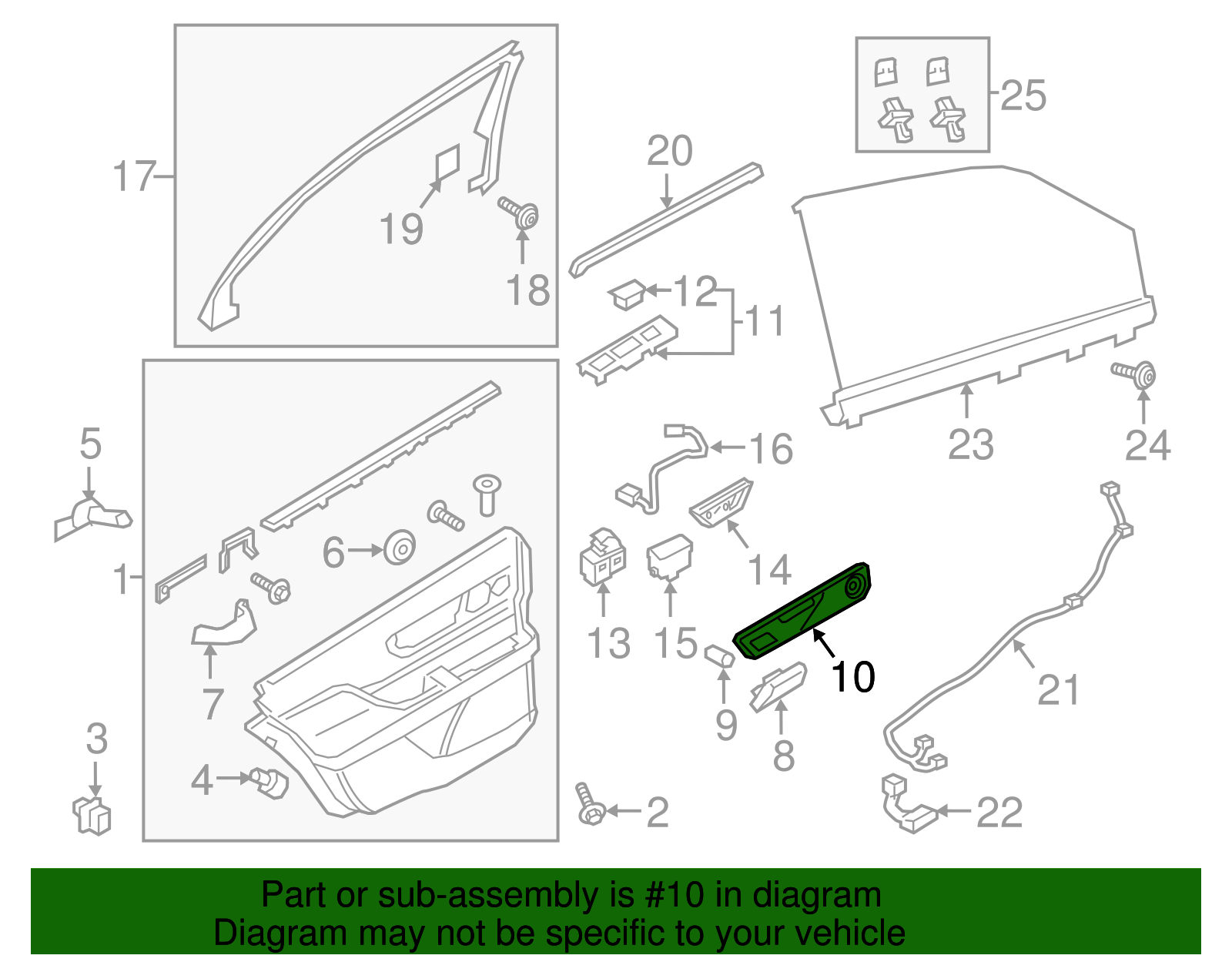 Applique - Ford (GD9Z-54275A36-VB)