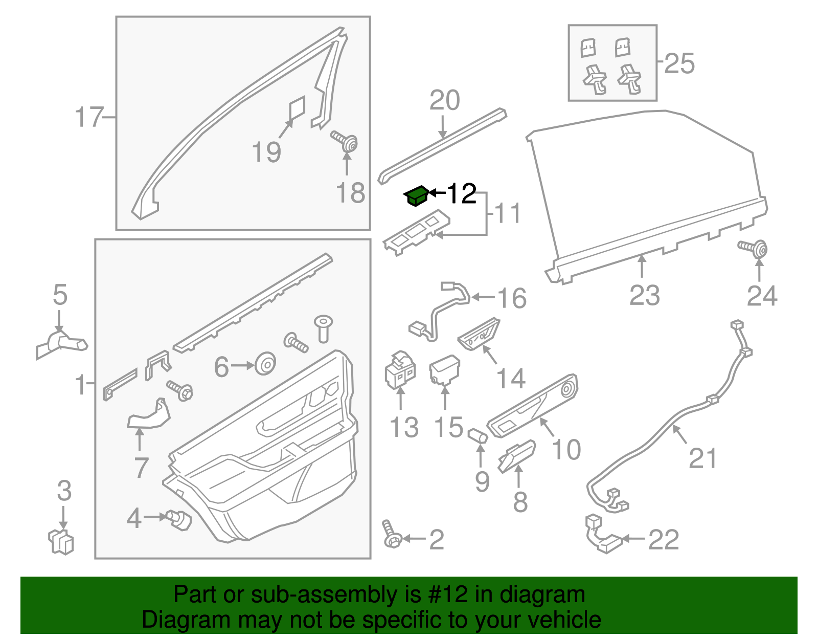 Ashtray - Ford (GD9Z-5430702-AA)