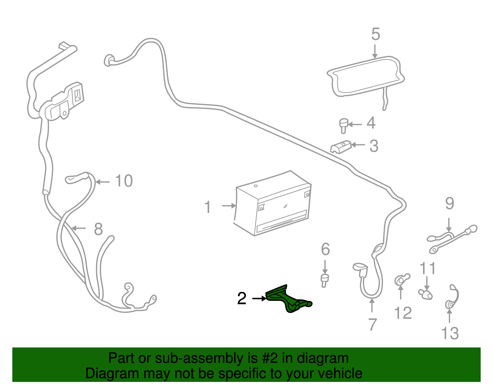 Battery Tray - Buick (25794667)