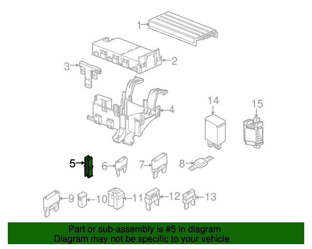 F57Z14417AA Fuse Puller 19982021 Ford Ford OEM Parts Direct