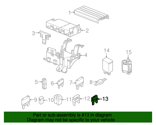 Genuine Ford Multi-Purpose Inline Diode – 2005-2021 Mustang – F5TZ14A604A OEM
