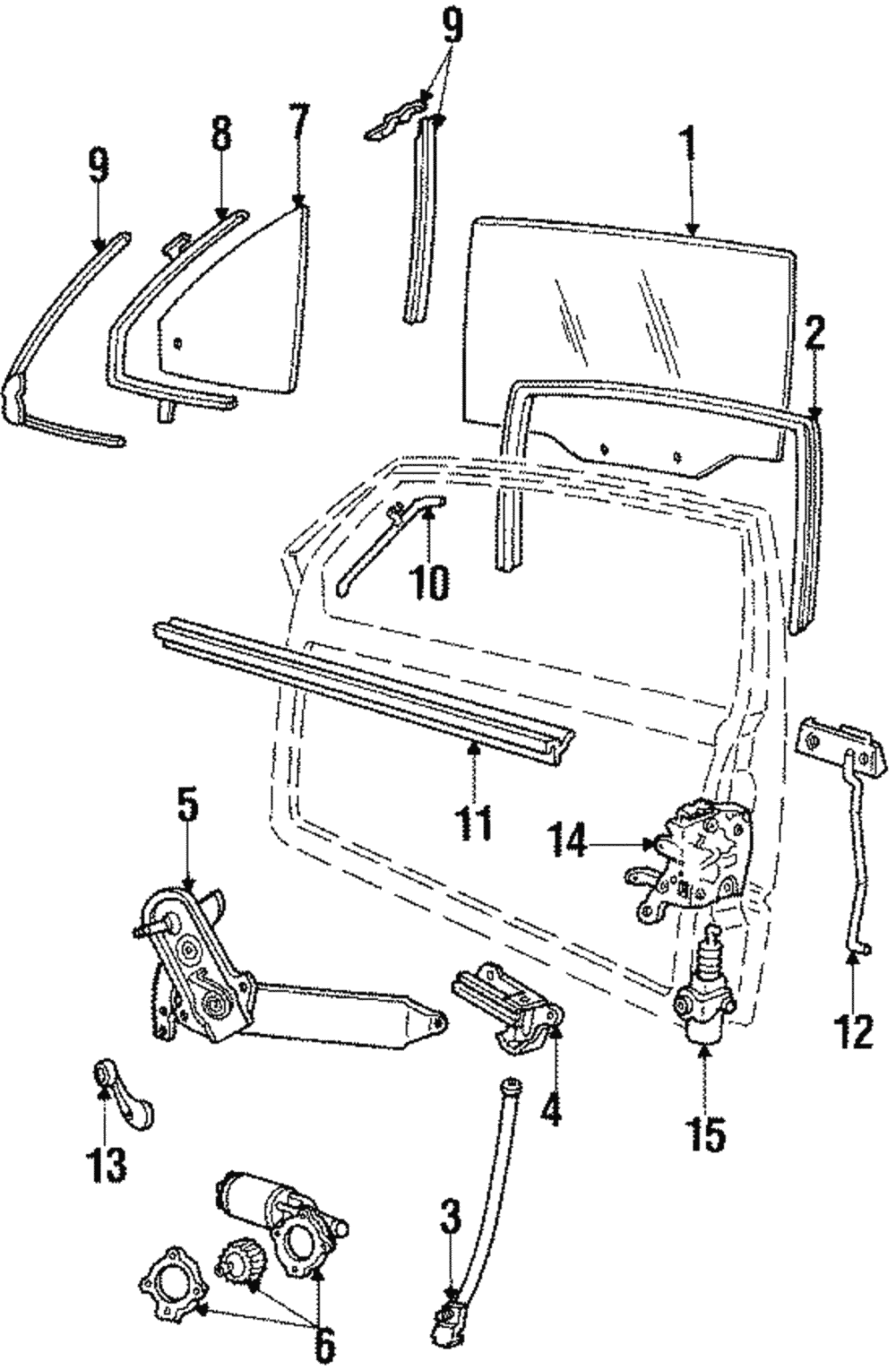 Window Regulator - Ford (E9LY-6323209-A)
