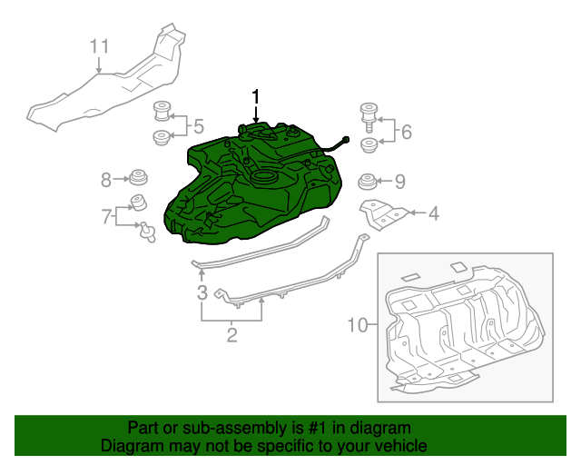 770010E100 Fuel Tank For 20162022 Lexus Lexus OE Parts