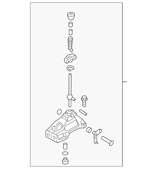 Genuine Gear Shift Assembly for 20112014 Hyundai Sonata Part 43700