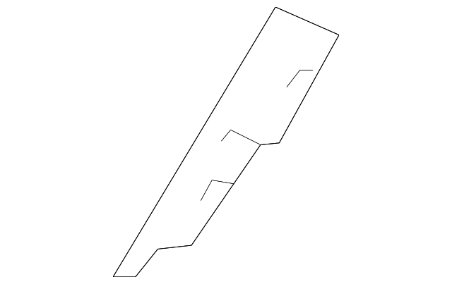 Passenger Side Quarter Lower Panel Baffle - GM (84037149)