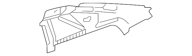 Driver Side Quarter Inner Panel - GM (84048814)