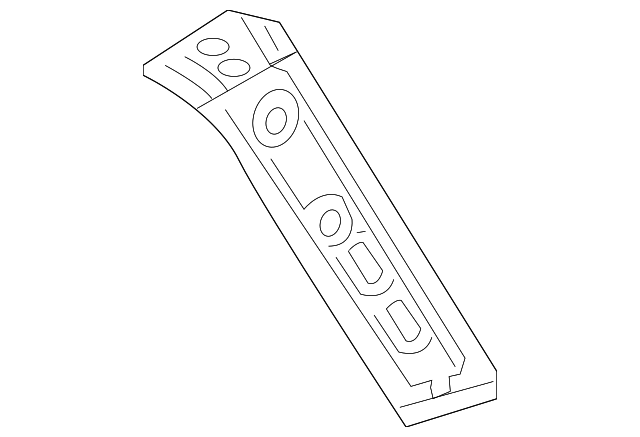Driver Side Quarter Panel Inner Brace - GM (84103764)