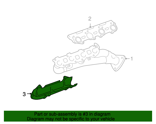 20072009 Toyota Manifold Cover 1716750200 Toyota Parts Center