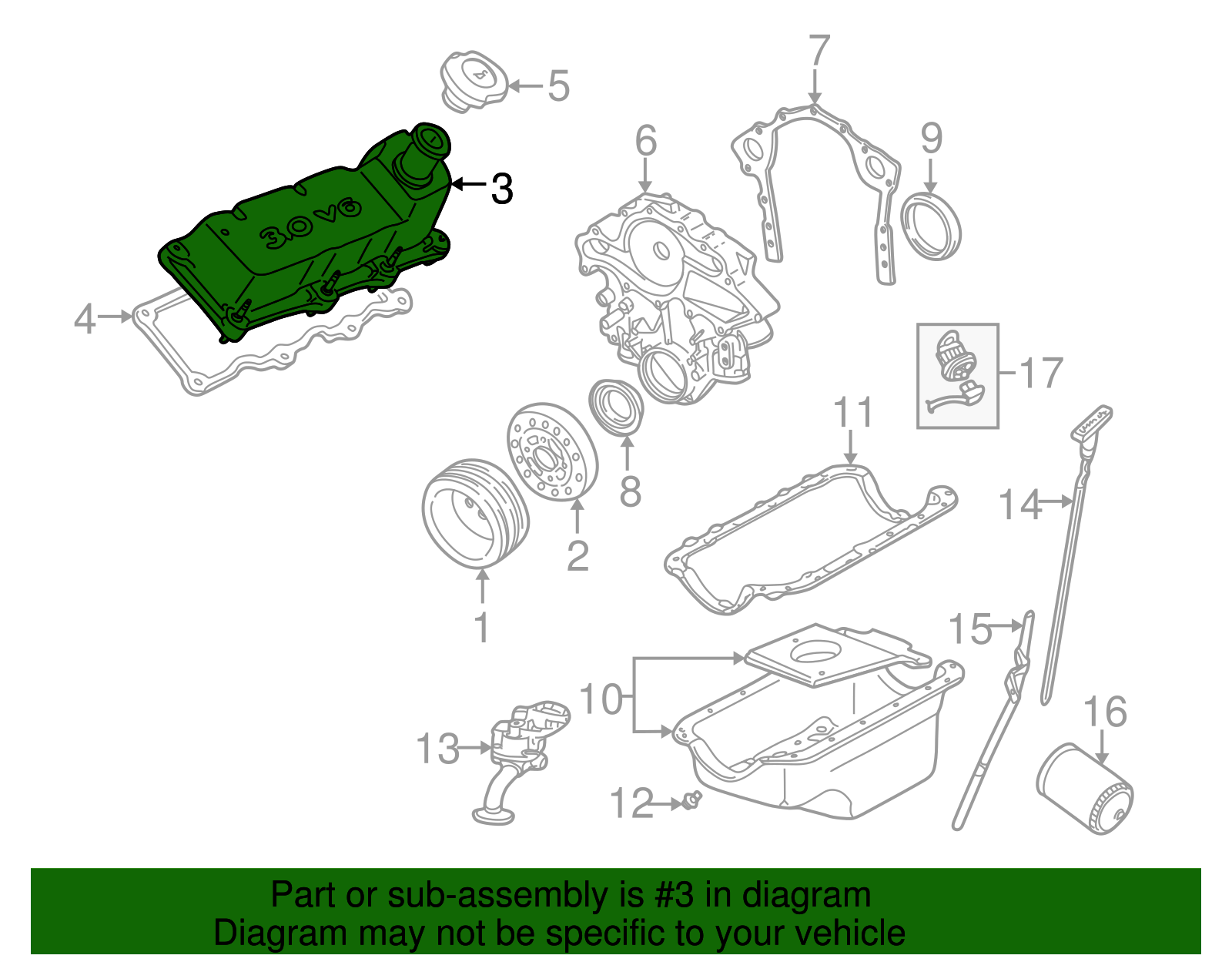 Valve Cover - Ford (YF1Z-6582-CA)