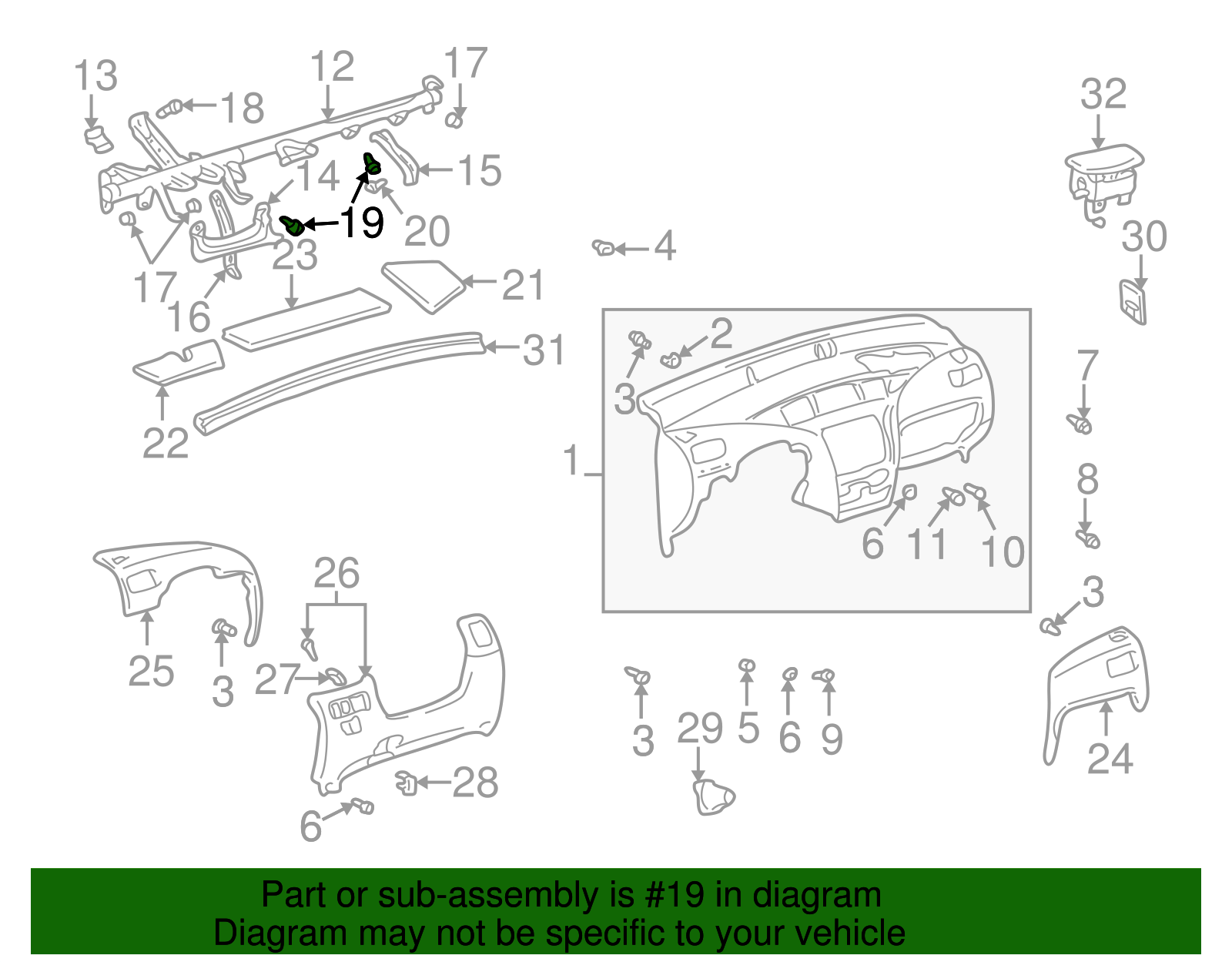 Carrier Housing Screw - Scion (90159-70004)