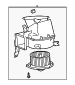 8713004031 - HVAC: HVAC Blower Case Assembly for Toyota: Tacoma Image