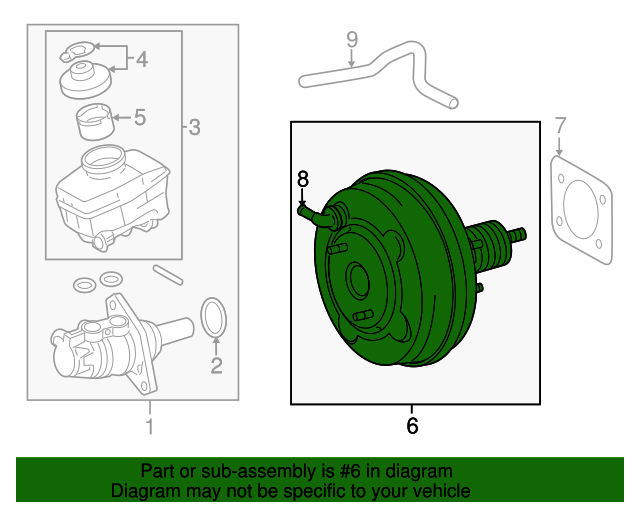 20152017 Lexus Brake Booster 4461024190 OEM Parts Online