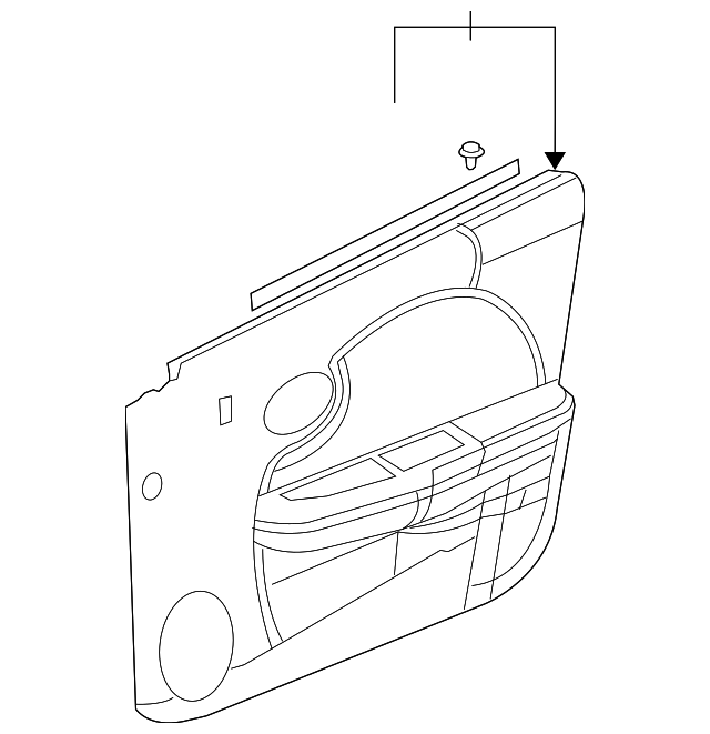 Trim Assembly, Front S/D                        *Neutral - GM (10368554)