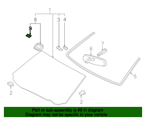 2002-2006 Rain Sensor Tape 89944-33010 | OEM Parts Online