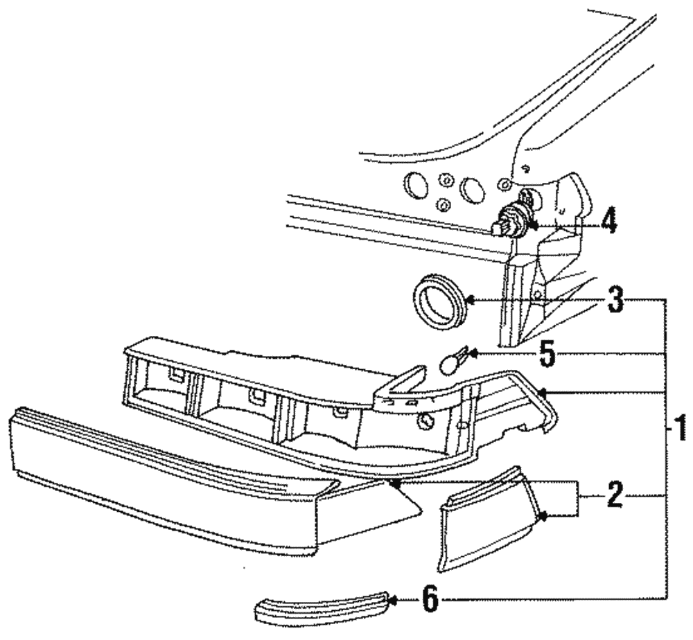 Molding - Ford (E86Y-13476-A)